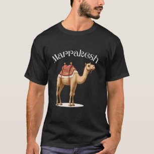 T-shirt Maroc Marrakech Souvenir Chameau Marrakech