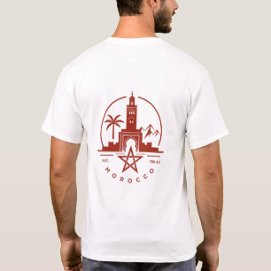 T-Shirt Maroc Vêtements de voyage de rue