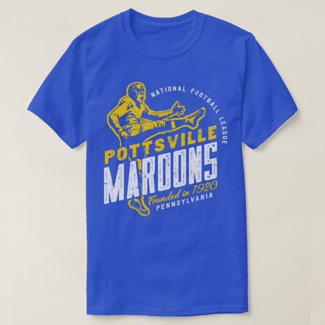 T-shirt Maroon de Pottsville (Design devant)