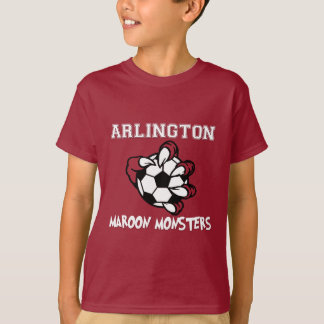 T-shirt Maroon Monsters Chemise Enfants