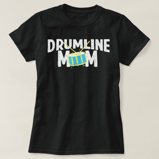 T-shirt Marquage Batterie Drumline Maman (Design devant)