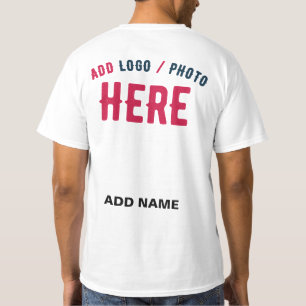 T-SHIRT MARQUE BLANCHE MODERNE ET PERSONNALISABLE VÉRIFIÉE