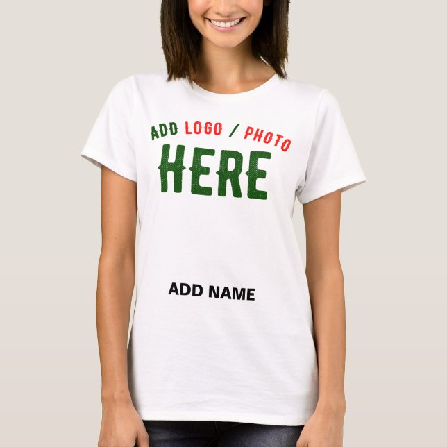 T-SHIRT MARQUE BLANCHE MODERNE ET PERSONNALISABLE VÉRIFIÉE (Devant)