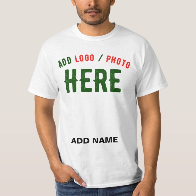 T-SHIRT MARQUE BLANCHE MODERNE ET PERSONNALISABLE VÉRIFIÉE (Devant)