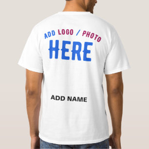 T-SHIRT MARQUE BLANCHE MODERNE ET PERSONNALISABLE VÉRIFIÉE