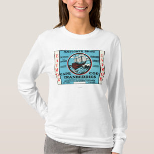 T-shirt Marque de canneberges d'Eatmor de fleur