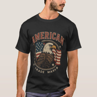 T-shirt Marque de commerce américaine
