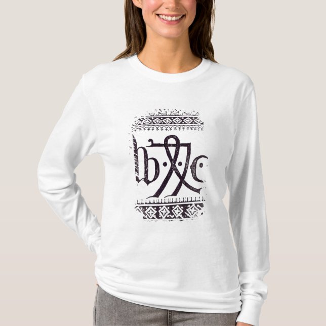 T-shirt Marque de l'impression de William Caxton (Devant)