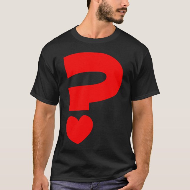 T-shirt Marque de question (Devant)