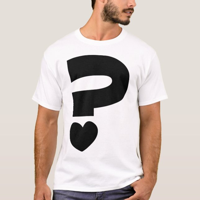 T-shirt Marque de question (Devant)