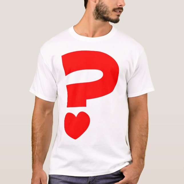 T-shirt Marque de question (Devant)