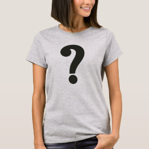 T-shirt Marque de question