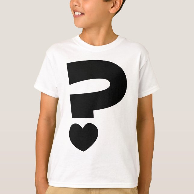 T-shirt Marque de question (Devant)