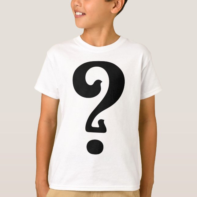 T-shirt Marque de question Art Nouveau (Devant)