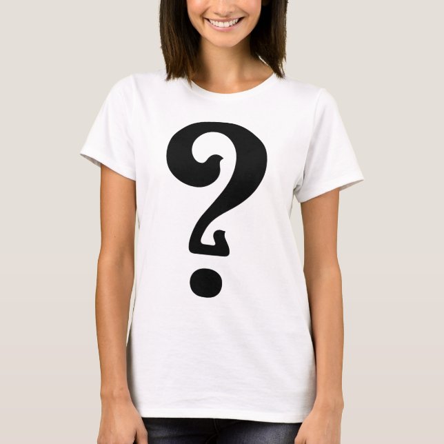 T-shirt Marque de question Art Nouveau (Devant)