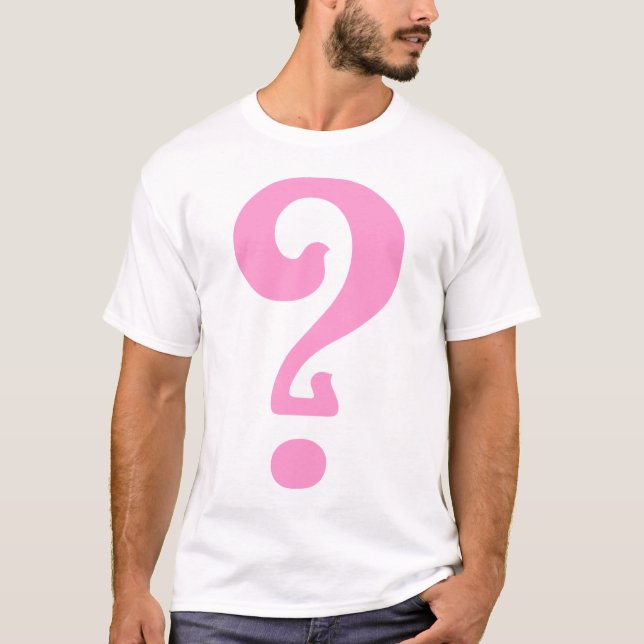 T-shirt Marque de question Art Nouveau (Devant)