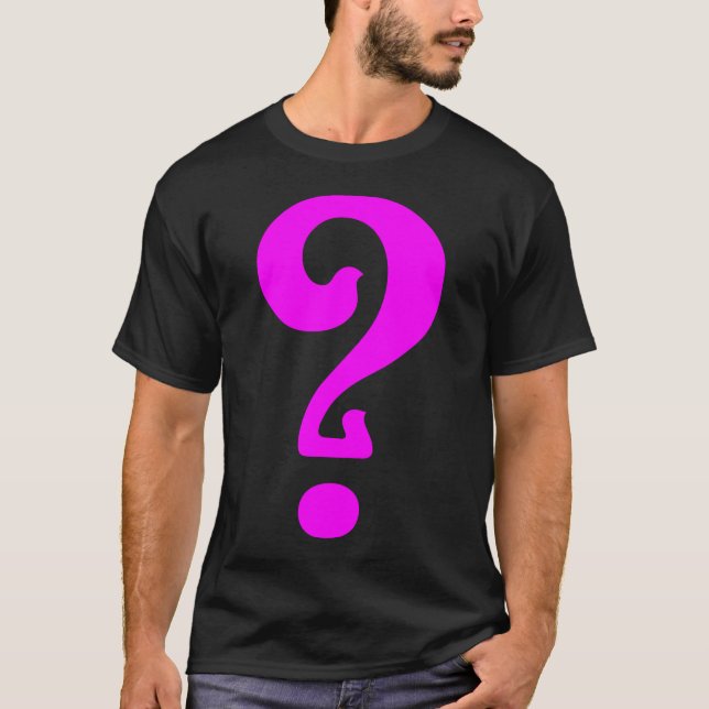 T-shirt Marque de question Art Nouveau (Devant)