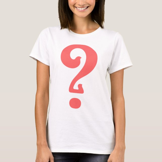 T-shirt Marque de question Art Nouveau (Devant)