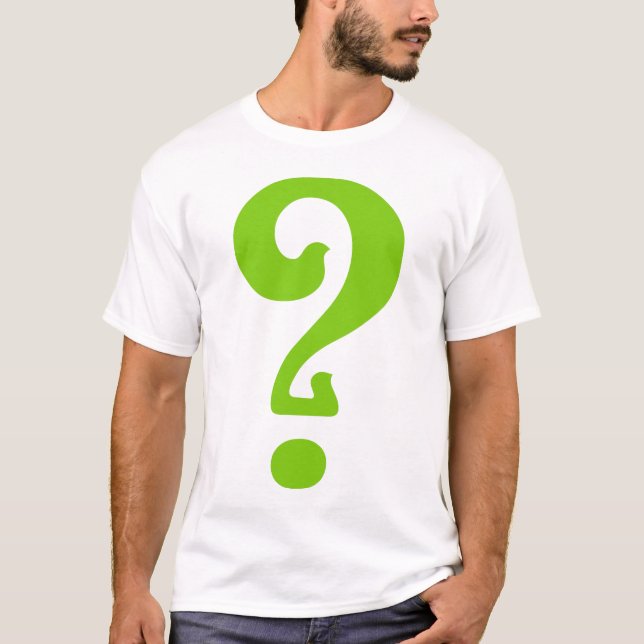 T-shirt Marque de question Art Nouveau (Devant)