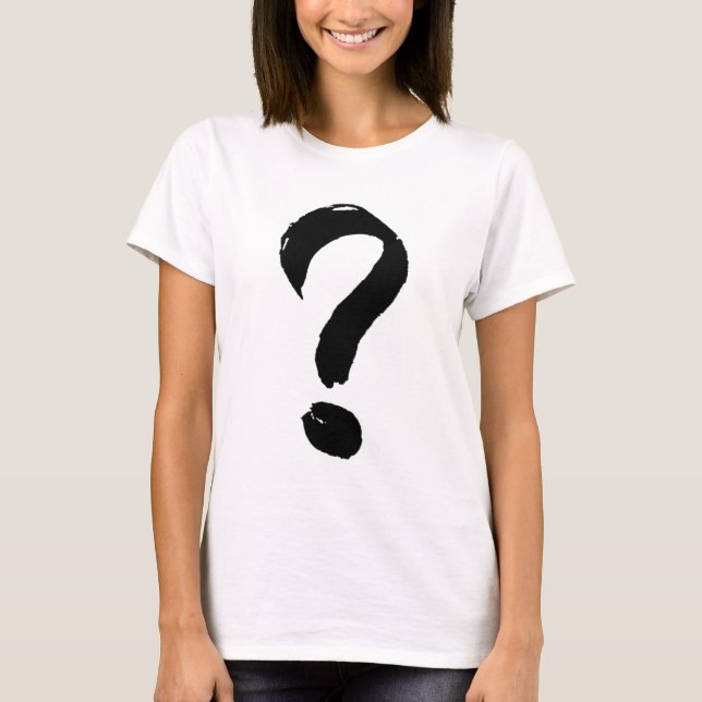 T-shirt Marque d'interrogation (Devant)