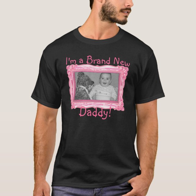 T-shirt Marque New Daddy chemise (Devant)