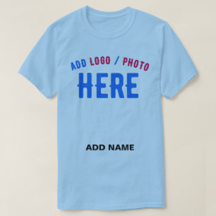 T-SHIRT MARQUE VÉRIFIÉE SKY BLEU MODERNE ET MODERNE