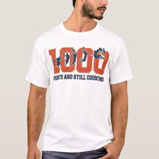 T-shirt Marqueur de basket-ball 1000 points Lycée