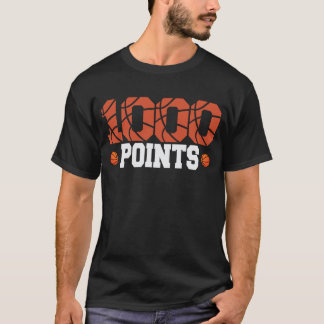 T-shirt Marqueur de basket-ball 1000 points Lycée