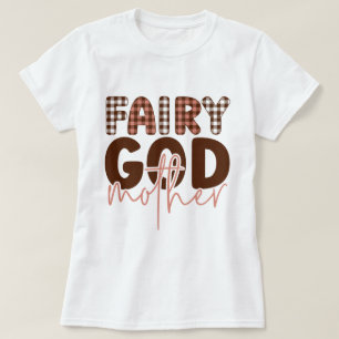 T-shirt Marraine Fée Typographie Colorée Art
