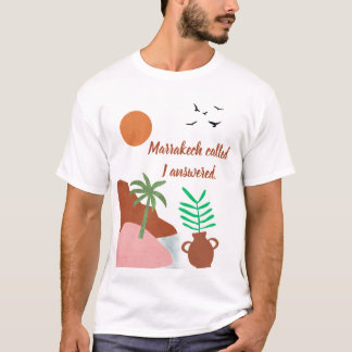 T-Shirt Marrakech m'a appelée j'ai répondu Boho Dé