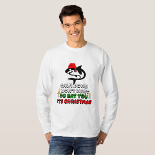 T-shirt marrant requin de noël mignon
