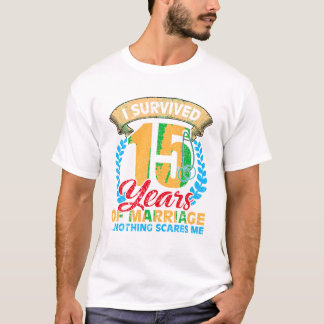 T-shirt Married for 15 years