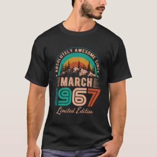 T-shirt Mars 1967 Anniversaire extraordinaire depuis mars 