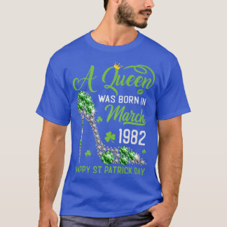 T-shirt Mars 1982 41e anniversaire Joyeux Saint Patrick's 