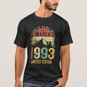 T-shirt Mars 1993 30e anniversaire 30 ans