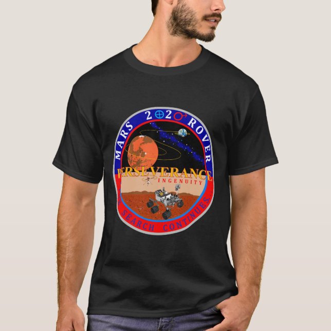 T-shirt Mars 2020-Persévérance (Devant)