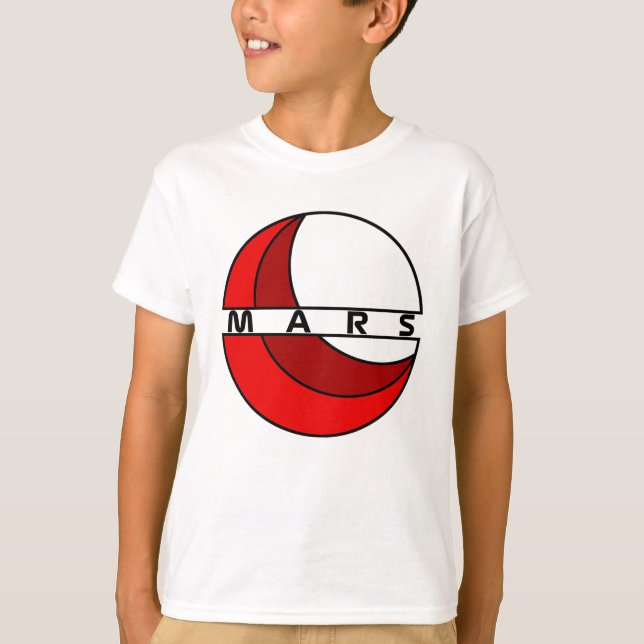 T-SHIRT MARS DE PLANÈTES (Devant)
