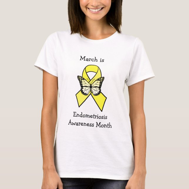 T-shirt Mars est le Mois de sensibilisation à l'endométrio (Devant)