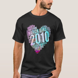 T-shirt MARS FILLE 2010 Fabuleux Grand Coeur 12E Bi