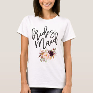 T-shirt Marsala bordeaux