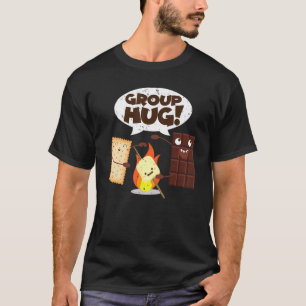 T-shirt Marshmallow Chocolate de porc de groupe