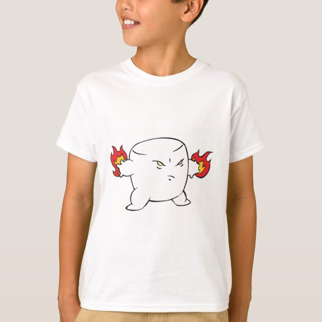 T-shirt marshmallow rôti (Devant)