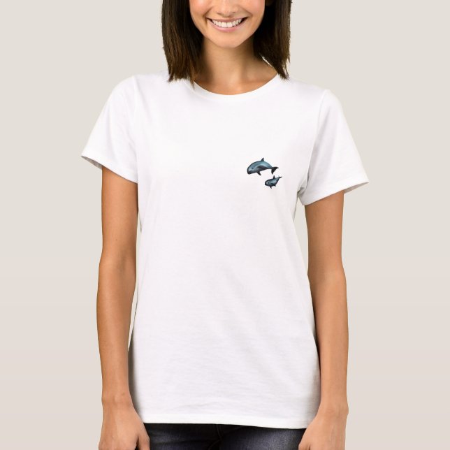 T-shirt Marsouins de Vaquita (Devant)