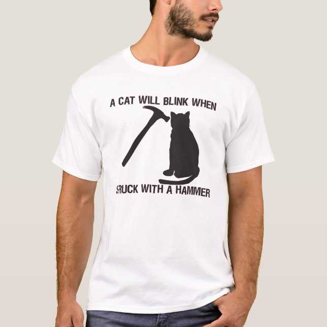 T-shirt Marteau de chat (Devant)