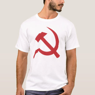 T-shirt marteau et faucille de l'URSS de cccp