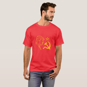 T-shirt Marteau et faucille drôles de profil de Donald