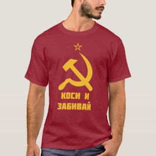 T-shirt Marteau et faucille Union soviétique Kosi i Zabiva