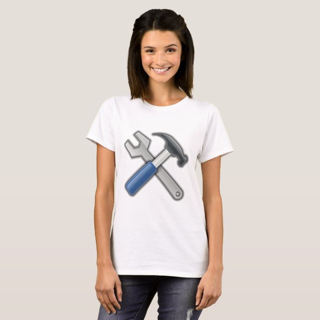 T-shirt Marteau et Wrench (Devant entier)