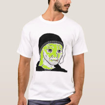 Martian Green Doomer Basic Homme's White