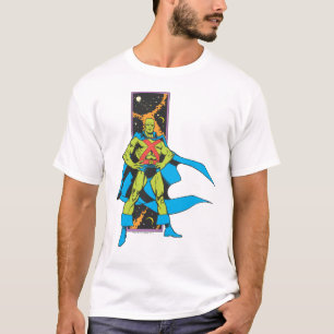 T-shirt Martian Manhunter & fond spatial